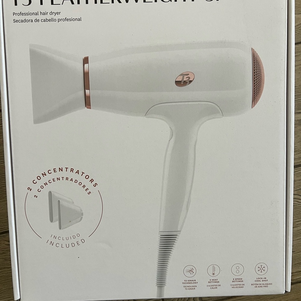 T3 IonAir Hair Dryer 3i - White and Pink